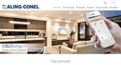 Desktop Screenshot of aling-conel.com