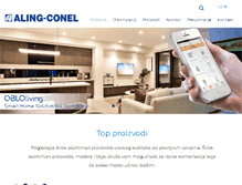 Tablet Screenshot of aling-conel.com